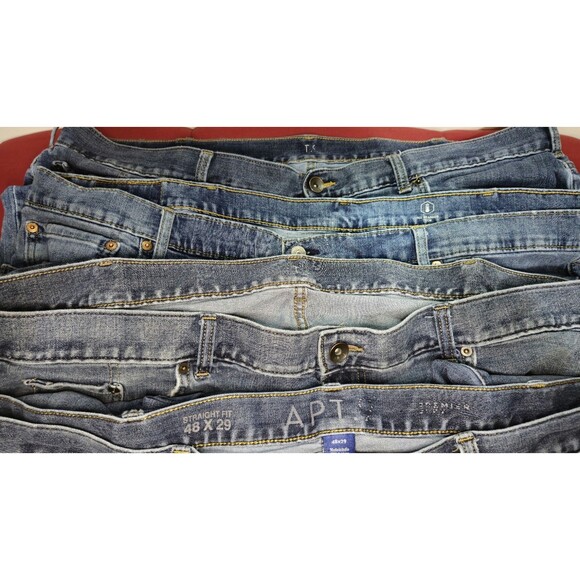 Jeans Lot Of 5 Sz 48x29 Sonoma Apt. 9 Levi’s Assorted Styles Denim - Picture 3 of 14